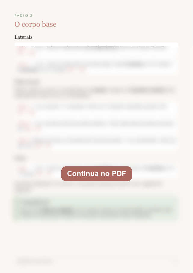 Página do corpo base